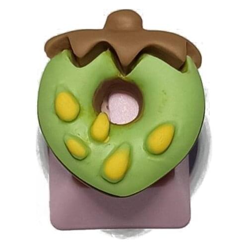 1Pc DIY PBT Keycap Pink Cute Cake Ice Cream for Mechanical Keyboards R4 Height