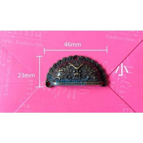 10pcs/lot Packing hardware household hardware archaize handle round handle bibcock semicircle handle shells handle