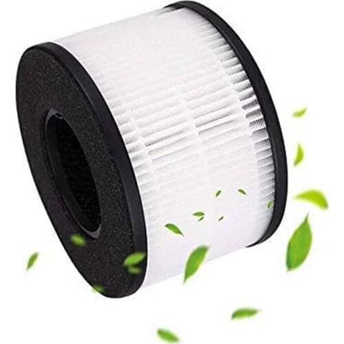 2 Pcs 3 in 1 True HEPA Replacement Filter Elements,Suitable for PARTU BS-03 Air Purifier Part U and Part X,Air Purifier