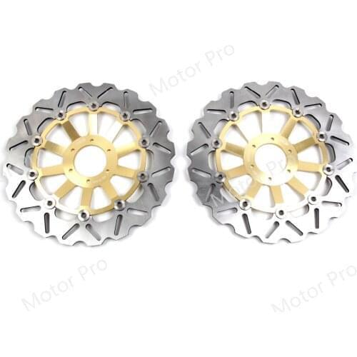 2PCS For Honda VTEC 400 1999 - 2015 CNC Floating Rotors Brake Discs VTEC-400 2000 2001 2002 2003 2004 2005 2006 2007 2008 2009