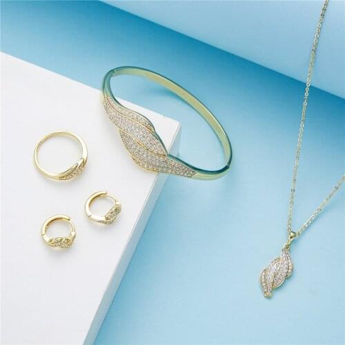 2020 OCT Moroccan Caftan wedding gold jewelry set fashion jewelry set copper high quality jewelry set