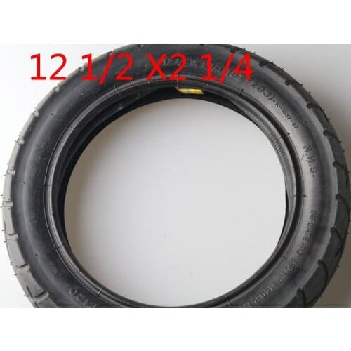 Free shipping 12 1/2 X 2 1/4 ( 62-203 ) out tire and Inner Tire fits Many Gas Electric Scooters Electric Mini Pocket Bike