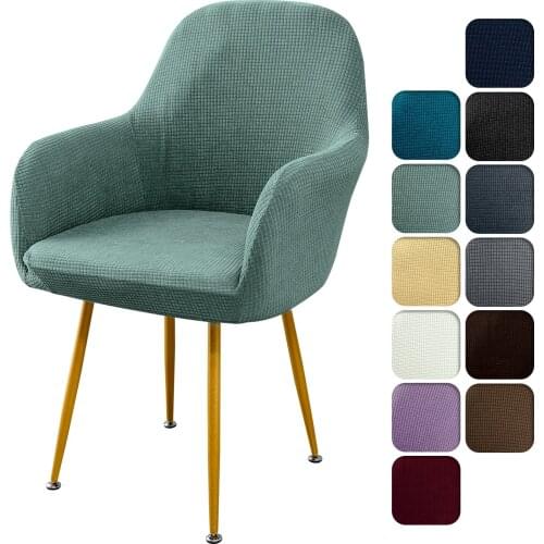 Elastic Spandex Fabric Armchair Cover Sloping Arm King Back Chair Cover Wingback Sofa Slipcover Protector For Hotel Banquet Bar