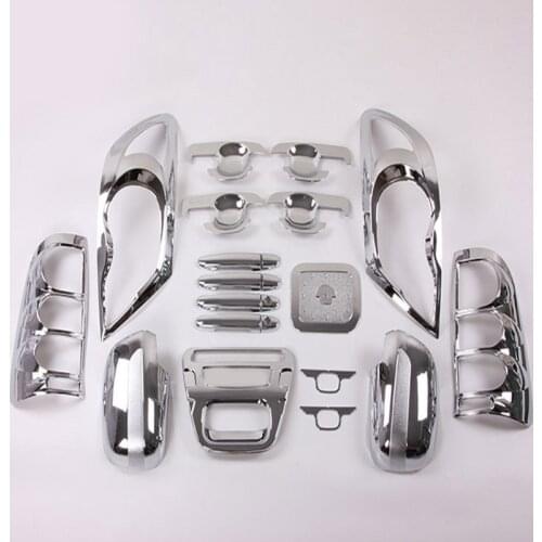 Decorative Parts 2005-2010 For Toyota Hilux Chrome Kit Accessories For Toyota Hilux Vigo 2006 2007 2008 2009 Hilux Parts 22pcs