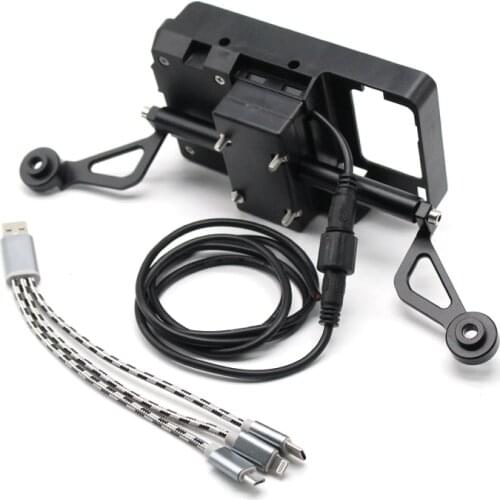 USB Charger Phone Holder Stand Bracket for Yamaha XMAX300 XMAX250 XMAX125 X-MAX 300/250/125 Motorcycle GPS Navigation Plate