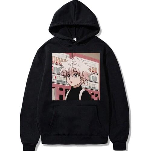 Killua Manga Anime Graphic Hoodie Hunter X Hunter Hoodies Men Women Sweatshirt Long Sleeve Harajuku Japanese Streetwear Pullover