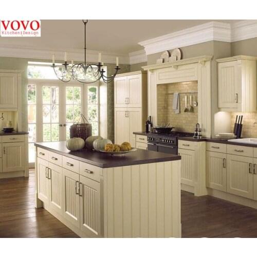Global project classic solid wood kitchen