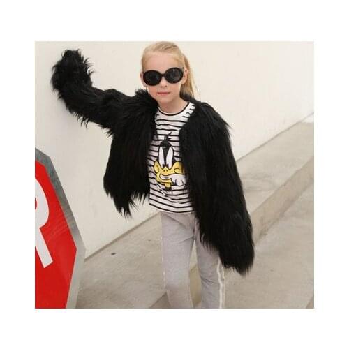 Top brand Fashion Free Shipping Faux Fur Coat MT0912 high quality