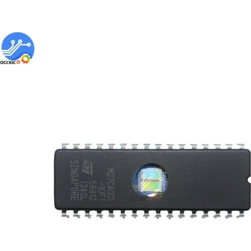 M27C4001-10F1 27C4001 ST IC EPROM UV 4MBIT 100NS 32CDIP