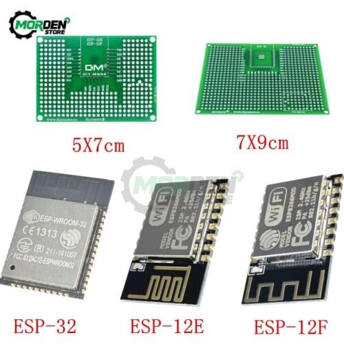 5x7cm 7x9cm Double Side Prototype PCB Board Breadboard Protoshield For Arduino Relay ESP8266 WIFI ESP-12F ESP-12E ESP32 ESP32S