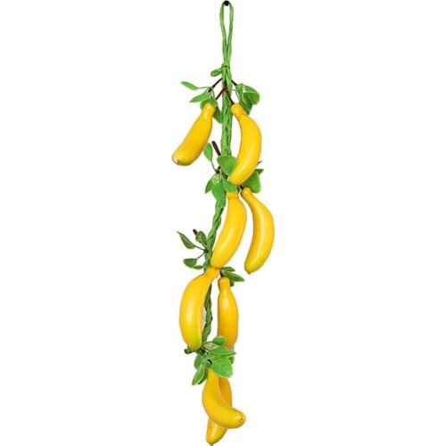 Simulation Bananas Strings Artificial Fruit Vegetable Foam Model Farmhouse Hotel Decoration Photography Prop Hanging Pendant