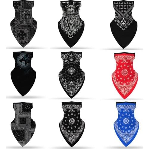 Outdoor Motorcycle Bicycle Bandana Tube Head Scarf Neck Hook Face Mouth Cover