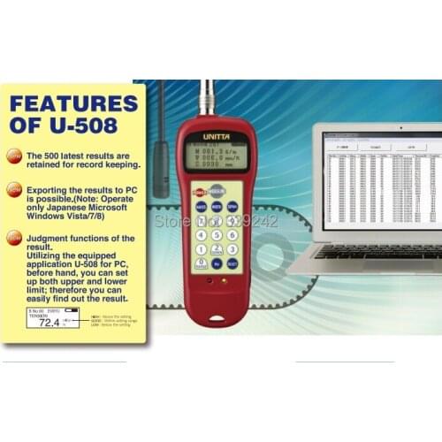 NEW&ORIGINAL UNITTA U-508 Sonic Tension Meter U-508 Gates Unitta U-508 REPLACE OF OLD MODEL U-507