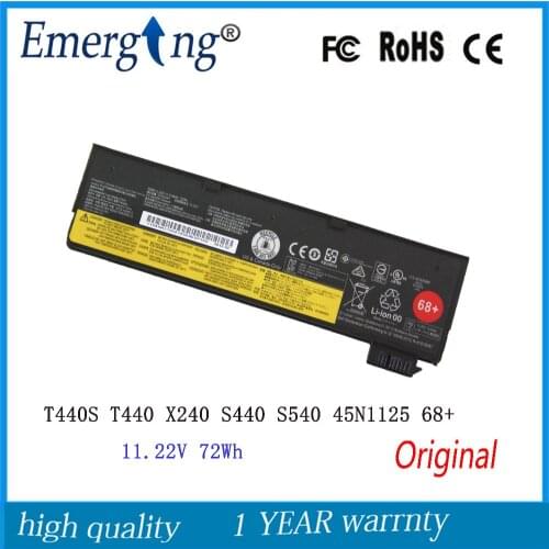 11.22V 72wh New Original Battery for Lenovo ThinkPad T440S T440 X240 S440 S540 45N1125 68