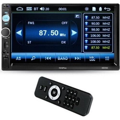 By DHL or Fedex 10pcs new atuo 7inch Car Multimedia Player 2 Din Car Radio HD Bluetooth MP5 Media Player TF FM 7010Plus