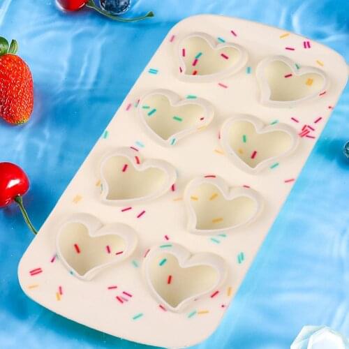 Ice Cube Tray Eco-friendly High Flexibility Silicone Ice Cube Maker Mould Supplies for Home Long ice tray