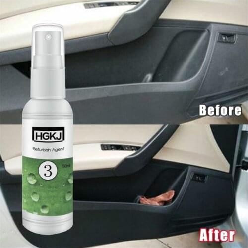 50mlHGKJ-3 Car Paint Care Polish Hydrophobic Coating Interior Leather Seats Glass Plastic Maintenance Clean Detergent Refurbishe