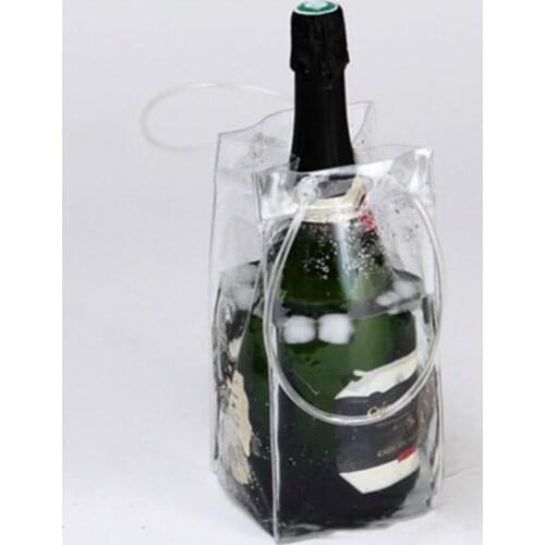 Portable Wine Bottle Freezer Bag Beer Champagne Chilling Cooler Ice Bag Drink Bottle Cooler Chiller Carrier Cooling Gel Holder