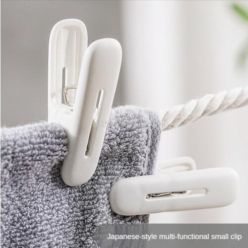 Clothes Pegs Clothes Pegs Household Plastic Windproof Fixed Small Clips Multi-function Drying Socks Powerful Hangers DryingClips