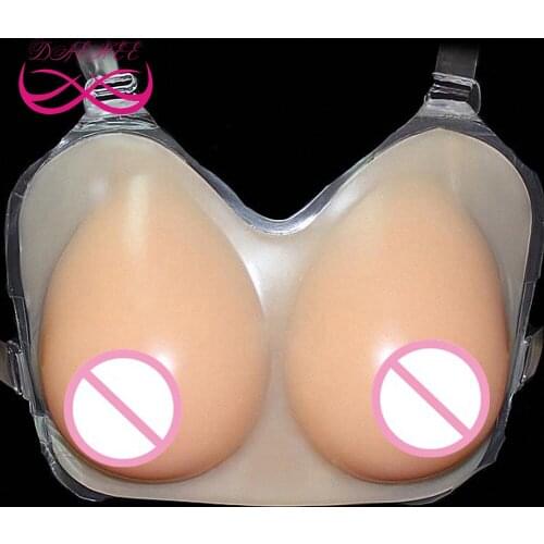 1800G H Cup Realistic Silicone Breast Form Artificial Boob Enhancer Sexy Tits False Bust Chest For Transgender Crossdresser