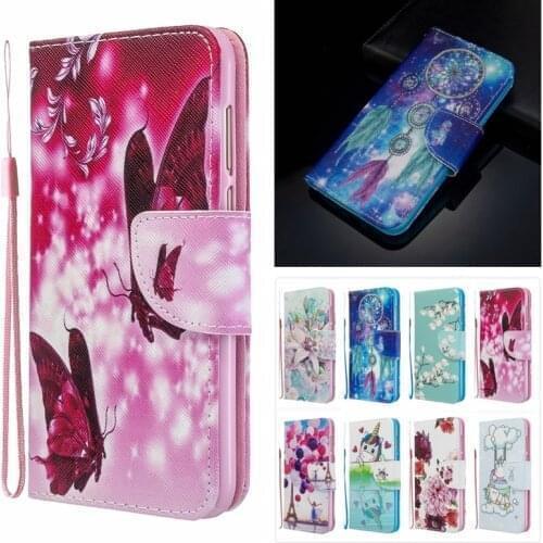 Cute Painted Etui On For Samsung Galaxy A52 5G Flip Leather Magnetic Wallet Case For Samsung A 52 A526B SM-A526B/DS Case Cover