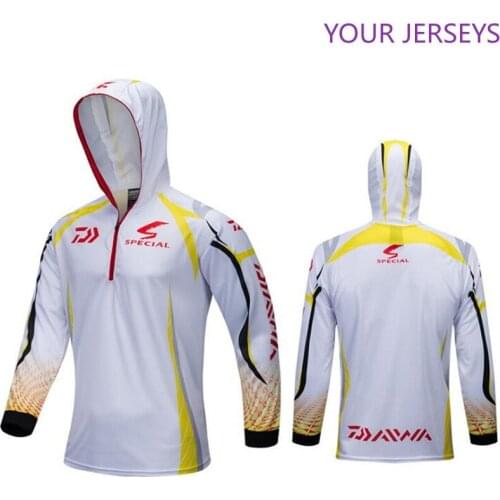 2022 New Style DAIWA Clothing Long Sleeve Quick Dry Fishing Clothing Anti-UV Sunscreen Fishing Vests Camisas DAIWA Pesca