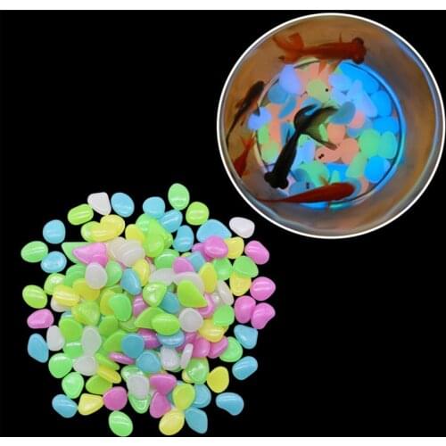 50 Pcs/set Cute Glow In The Dark Garden Pebbles Luminous Stones Rocks for Walkways Garden Path Patio Lawn Yard Decor Party Favor
