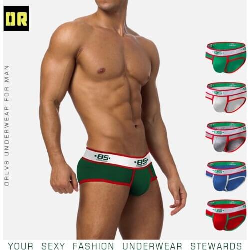 85BS spot wholesale fashion brand mens underwear sexy big bag breathable sweat-absorbent briefs men
