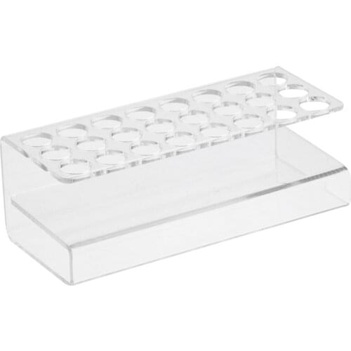 24 Slots Acrylic Lipstick Display Stand Cosmetic Organizer Makeup Pens Rack