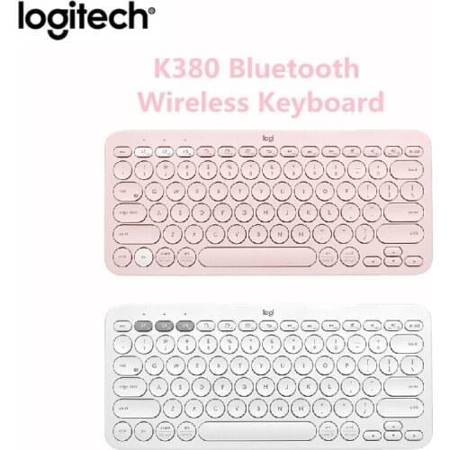 Logitech K380 Wireless Bluetooth Keyboard Ultra Thin Portable Mute Multi-Device Keyboards For PC Laptop Tablet Android IOS