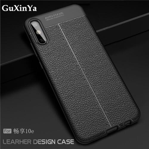 For Huawei Enjoy 10E Phone Case Enjoy 10E Cover Luxury Leather ShockProof TPU Back Protective Case For Huawei Enjoy 10E Fundas