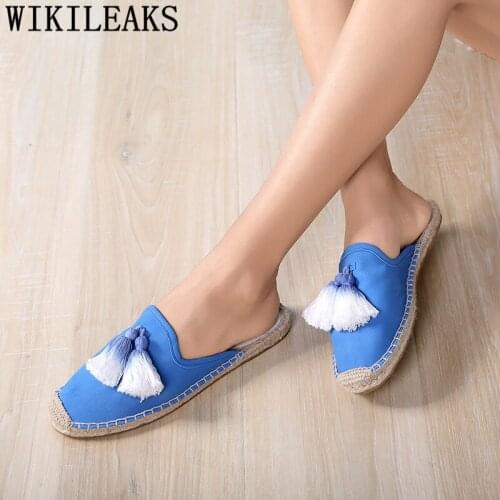 Mules Shoes Women Espadrilles Designer Shoes Women Slippers Summer Slippers Outdoor Women Slippers 2020 Zapatos De Mujer Klapki