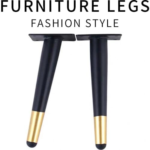 1Pcs Iron Metal Table Desk Leg Pads Floor Protectors Table and Sofa Furniture Table Leg Anti Slip Floor Pads Rubber Feet