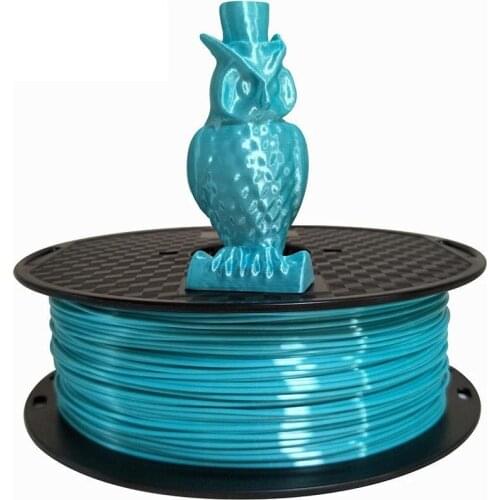 Silk Blue PLA 3D Printer Filament 1.75mm 1kg Shine Silky 3d Pen Printing Filament 1000G Luster Material Printer Printing Thread
