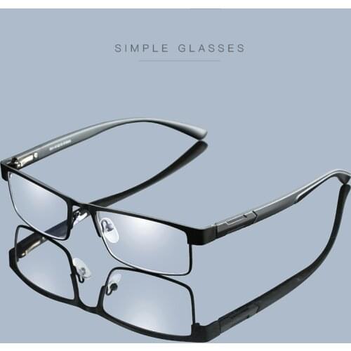 Unisex Reading Glasses Special Design High Quality Business Simple Durable Eyeglasses Alloy PC Frame With Clear Lens +1.0 To+4.0