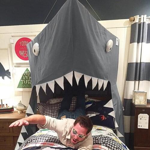 Portable Play Kids Tent Animal Shark Tent Children Indoor Outdoor Ocean Ball Game Bed Tent Castle Room House Canopy Decor Gift