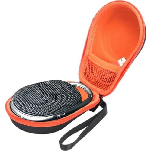 Portable EVA Outdoor Travel Case Storage Bag Carrying Box for-JBL Clip 4 Bluetooth Speaker Case Accessories