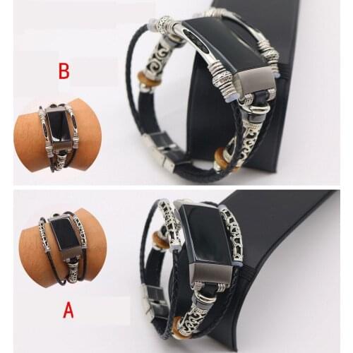 For Fitbit Charge 3 Charge 4 Smart Watch Band Fashion Quick Release Retro Soft Sport Leather Replacement Wristband Strap 11.20