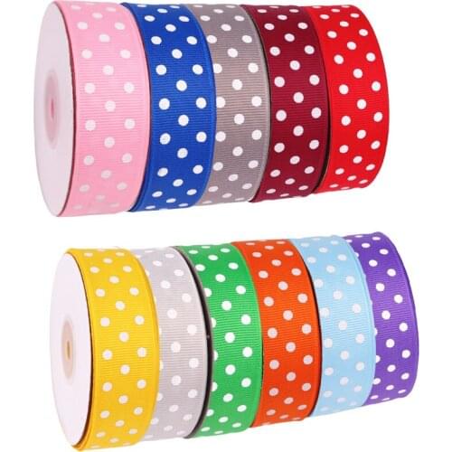 2021 Christmas Ribbon/Red Ribbed Double-Sided Printing Ribbon/Polyester Material Packaging Auxiliary Rope/XMAS/Gift Dress Up