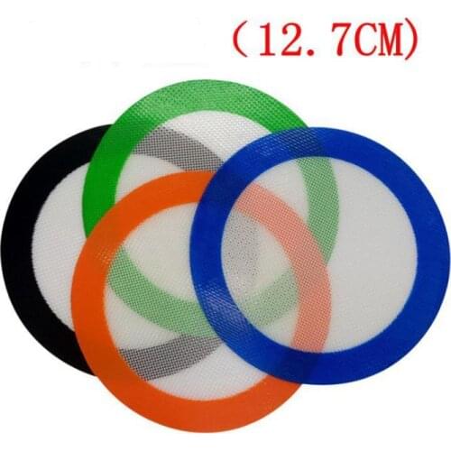 Food Grade Best Silicone Mat Dough Rolling Mat Circle Silicone Cooking Sheets Pad 12.7 Cm SN1094