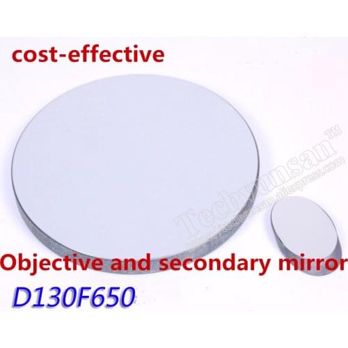 FREE shipping Newton reflective astronomical telescope D130F650 objective secondary mirror D130 F650 DIY astronomical telescope