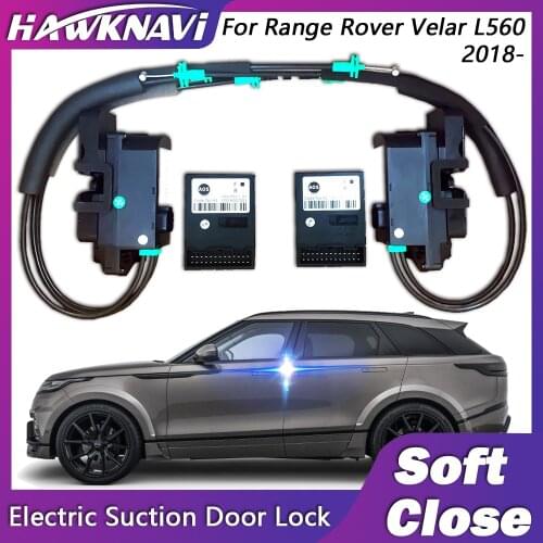 Smart Electric Suncion Door Lock for Land Rover Velar 2018- Auto Soft Close Super Silence Anti Pinch Car Vehicle Door