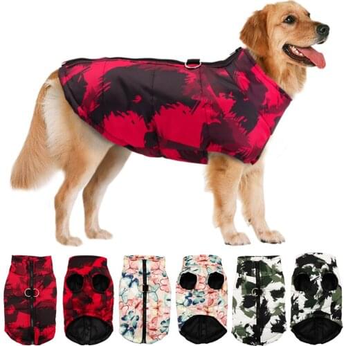 Winter Pet Dog Clothes French Bulldog Pet Warm Jacket Coat Waterproof Dog Clothing Outfit Vest For Small Medium Large Dogs
