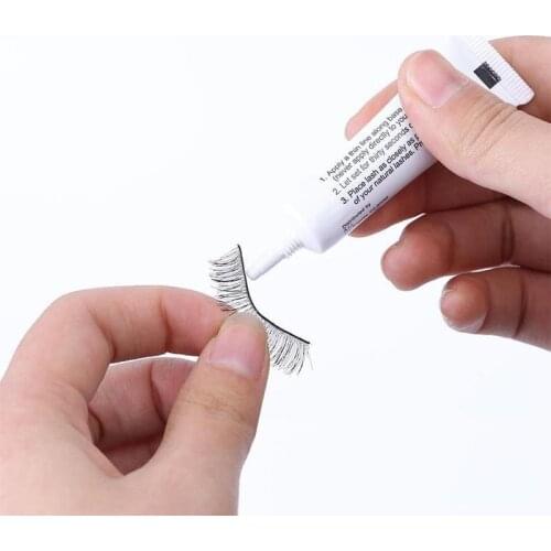 1pc False Eyelash Glue Makeup Colle Faux Cil Fake Eyelashes Adhesive White Black Gel Eye Lash Lift Waterproof Cosmetic Tools