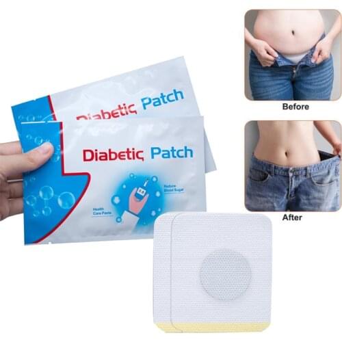 6 pieces in a bag Diabetes Patch Reduce High Blood Sugar Diabetes Plaster Patch Slimming Product Support Wholesale Drop Service