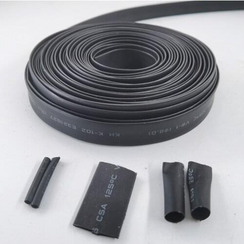 7Pcs Heat Shrink Sleeving Tube Tube Assortment Kit Electrical Connection Electrical Wire Wrap Cable Waterproof Shrinkage