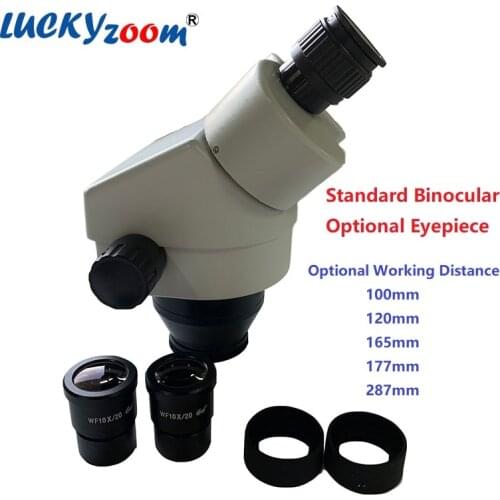 Brand Silver 3.5X-180X Binocular Microscope Portable Optional Stereo Microscope Professional Phone Repair Microscopio Head Set