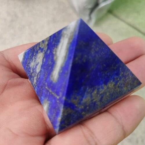 Large Lapis Lazuli Chakra Spiritual Healing Crystal Gem Pyramid