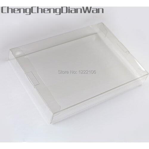 ChengChengDianWan Clear transparent 8-bit NES Game Box CIB games plastic PET NES Protector Case for Nintendo game boxes 5pcs/lot