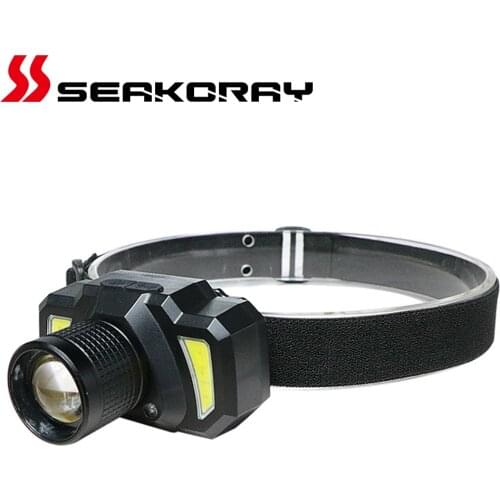 USB Rechargeable Headlamp Long Shot Strong Headlight Fishing Headlight Light Long Shot Night Riding USB Portable Lamp